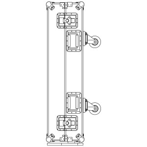 d&b audiotechnik E7441 J Flying frame Single Touring case